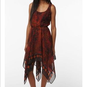 Like new bohemian asymmetrical handkerchief dress